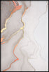 Poster in vero oro con vernice marrone beige